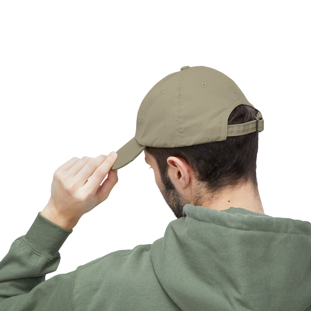 Faith-Themed Unisex Distressed Cap - Here Am I, Send Me Hat, Christian Hat, Casual Style, Inspirational Gift, Everyday Wear