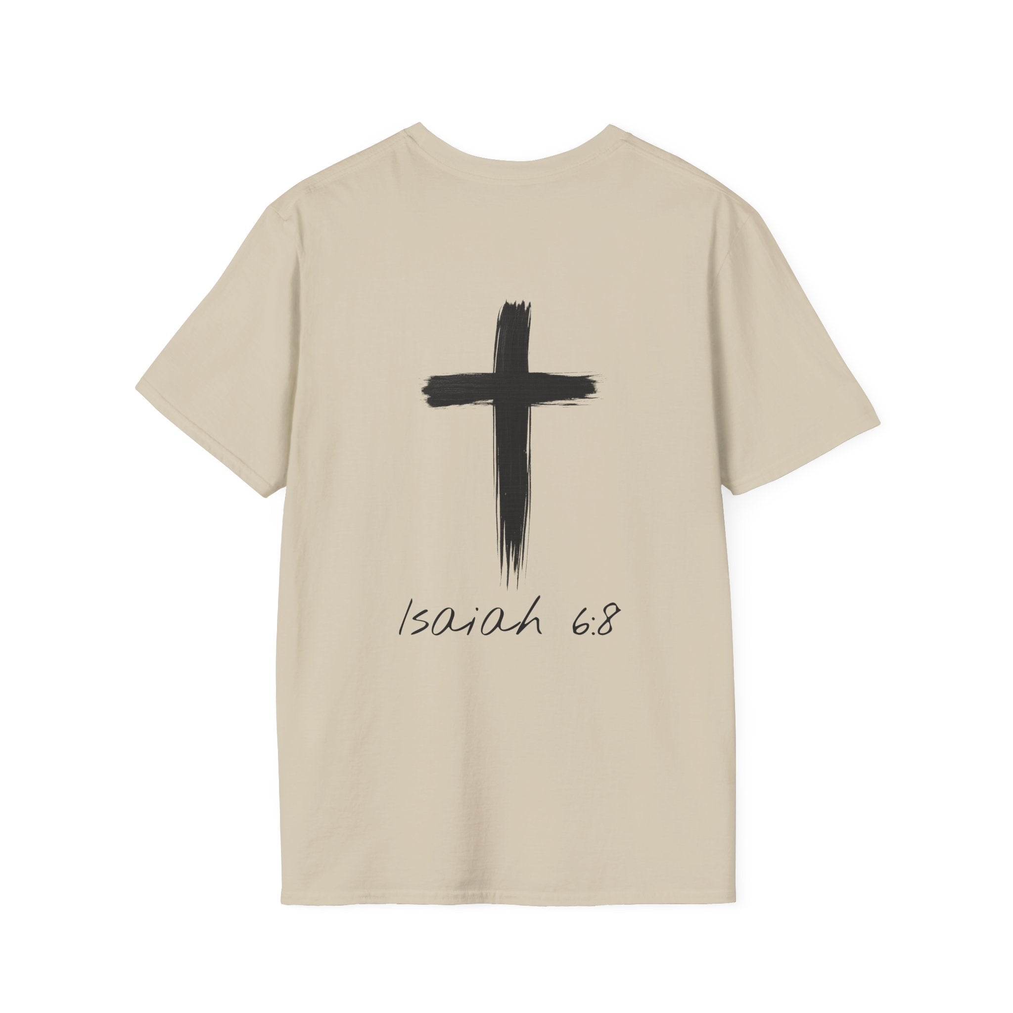 "Here Am I" T-Shirt - Black Letter