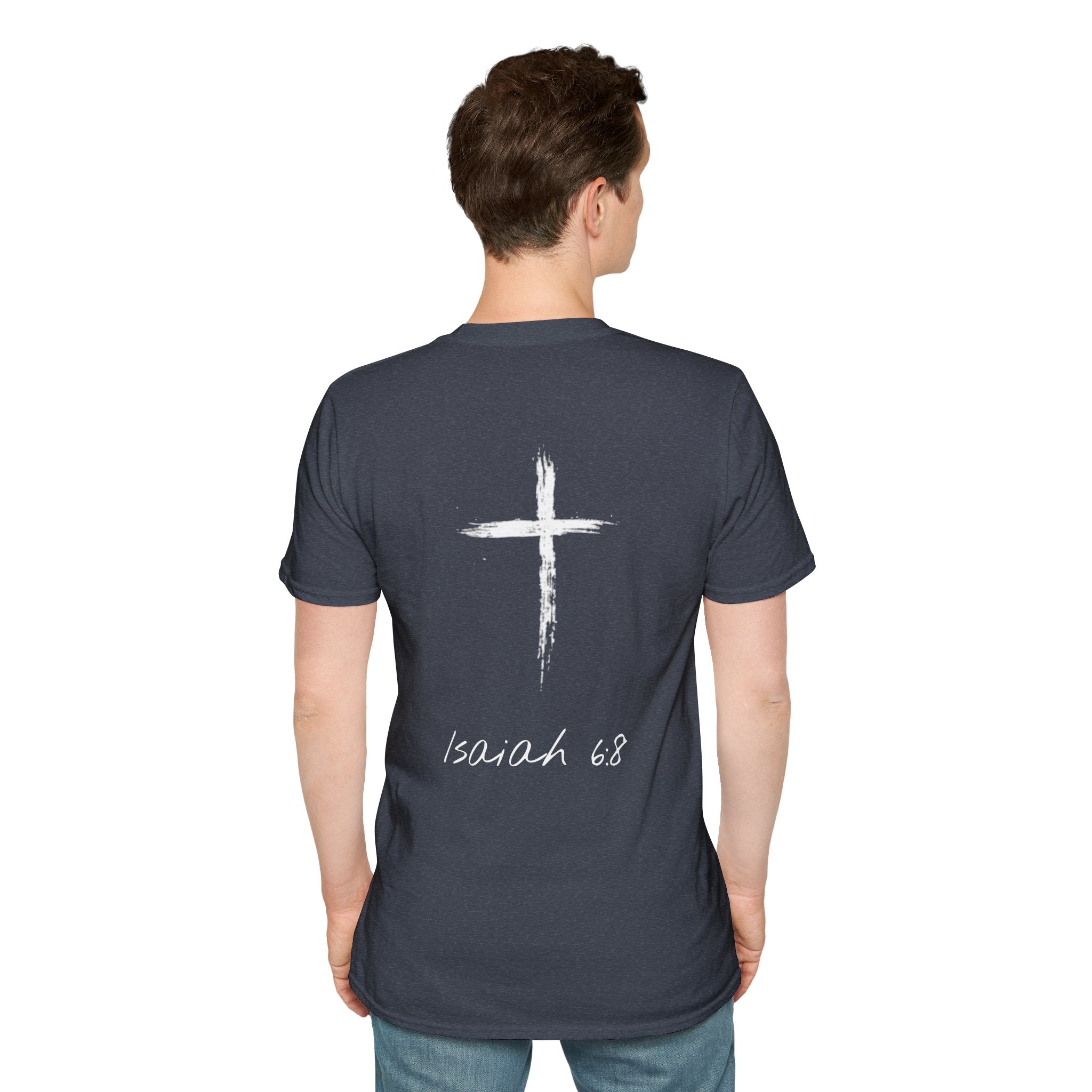 "Here Am I" T-Shirt - White Letter