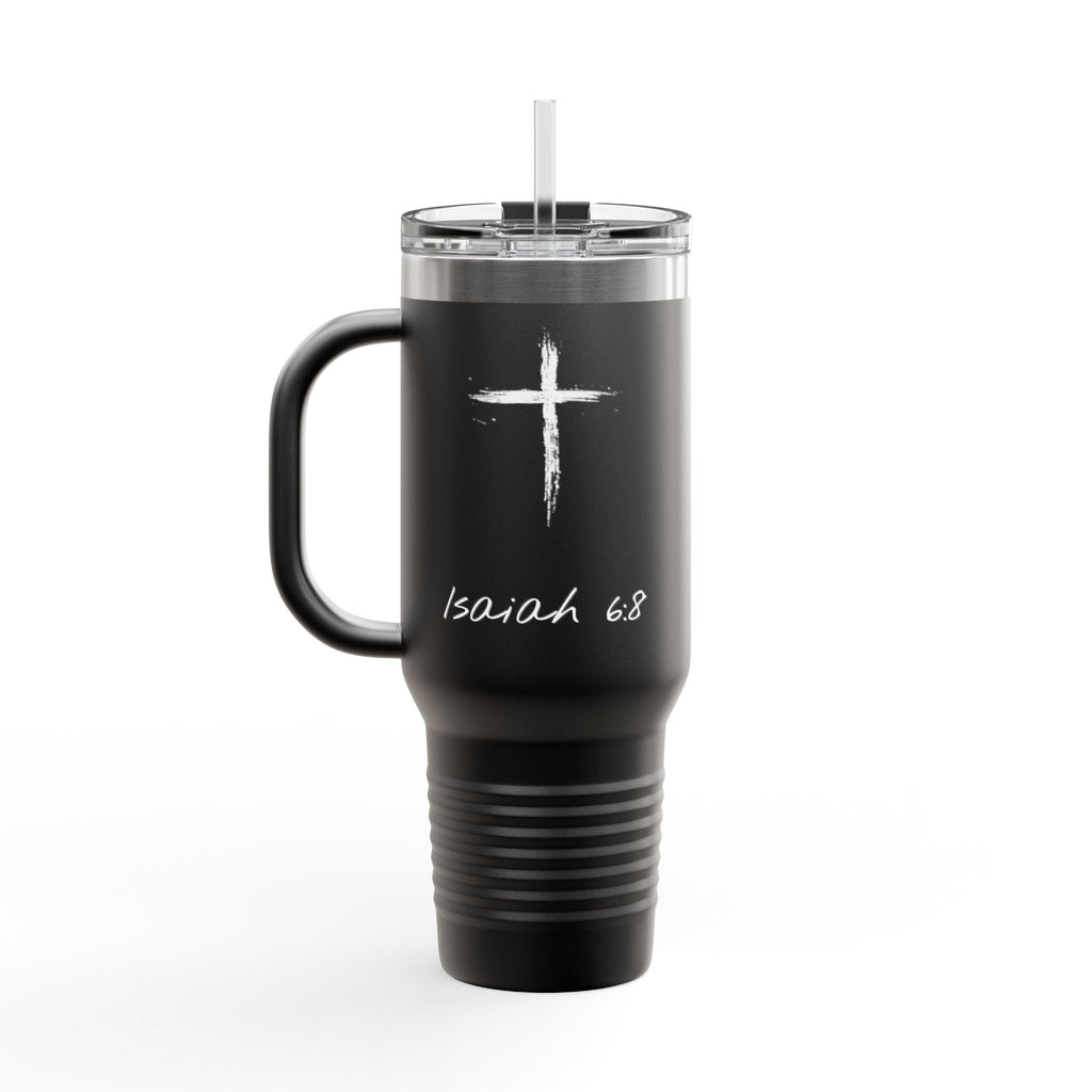 "Here Am I" Insulated Travel Mug - 40oz Cup