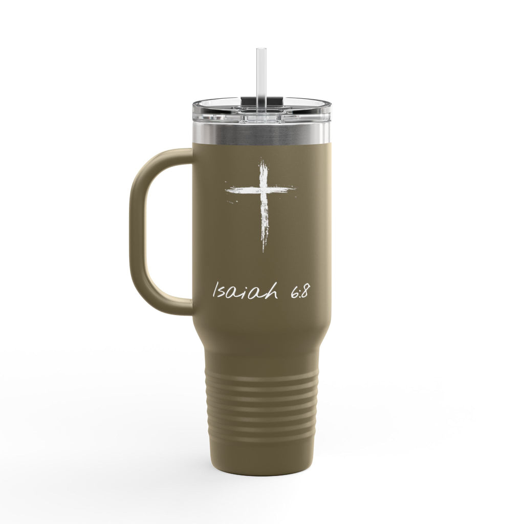 "Here Am I" Insulated Travel Mug - 40oz Cup