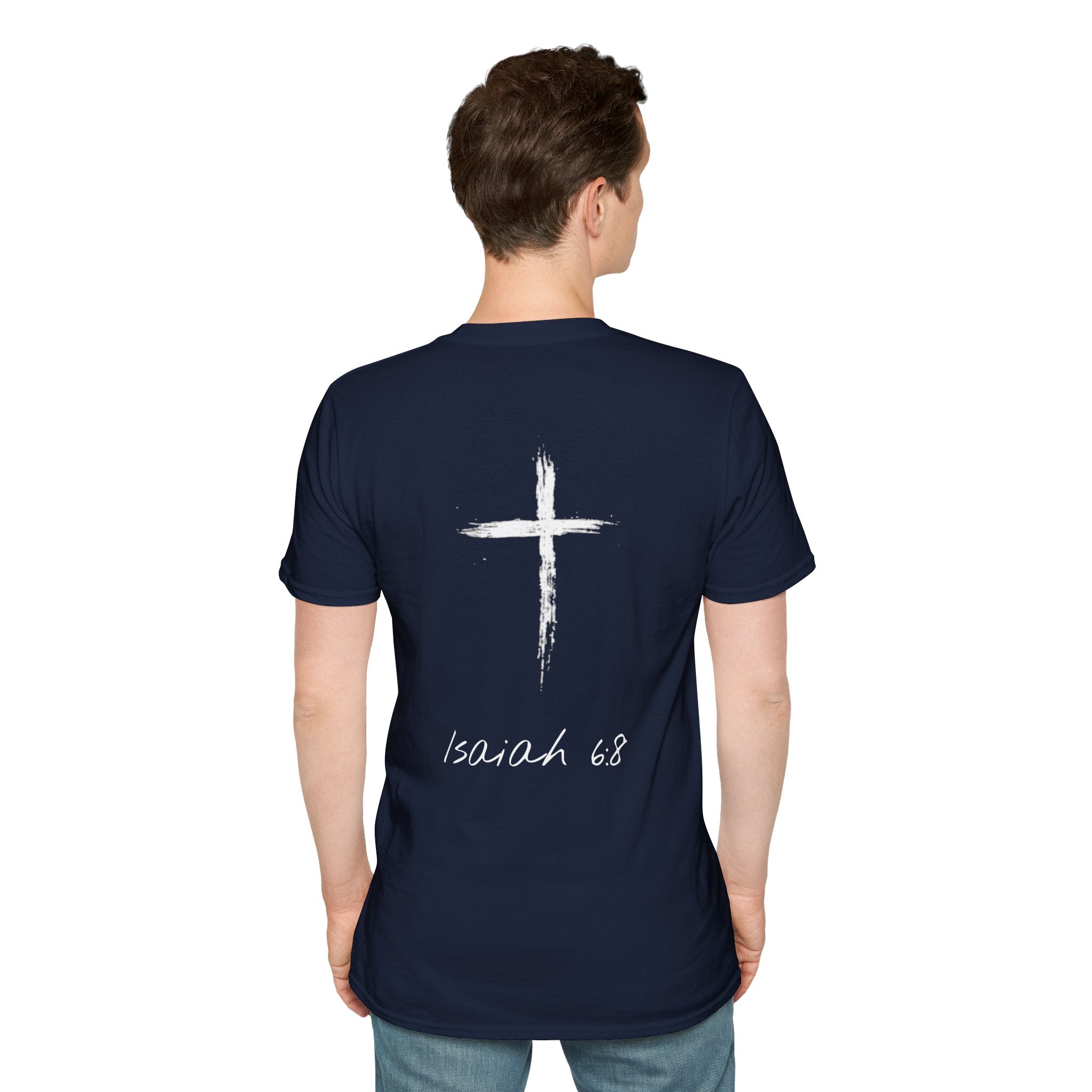 "Here Am I" T-Shirt - White Letter