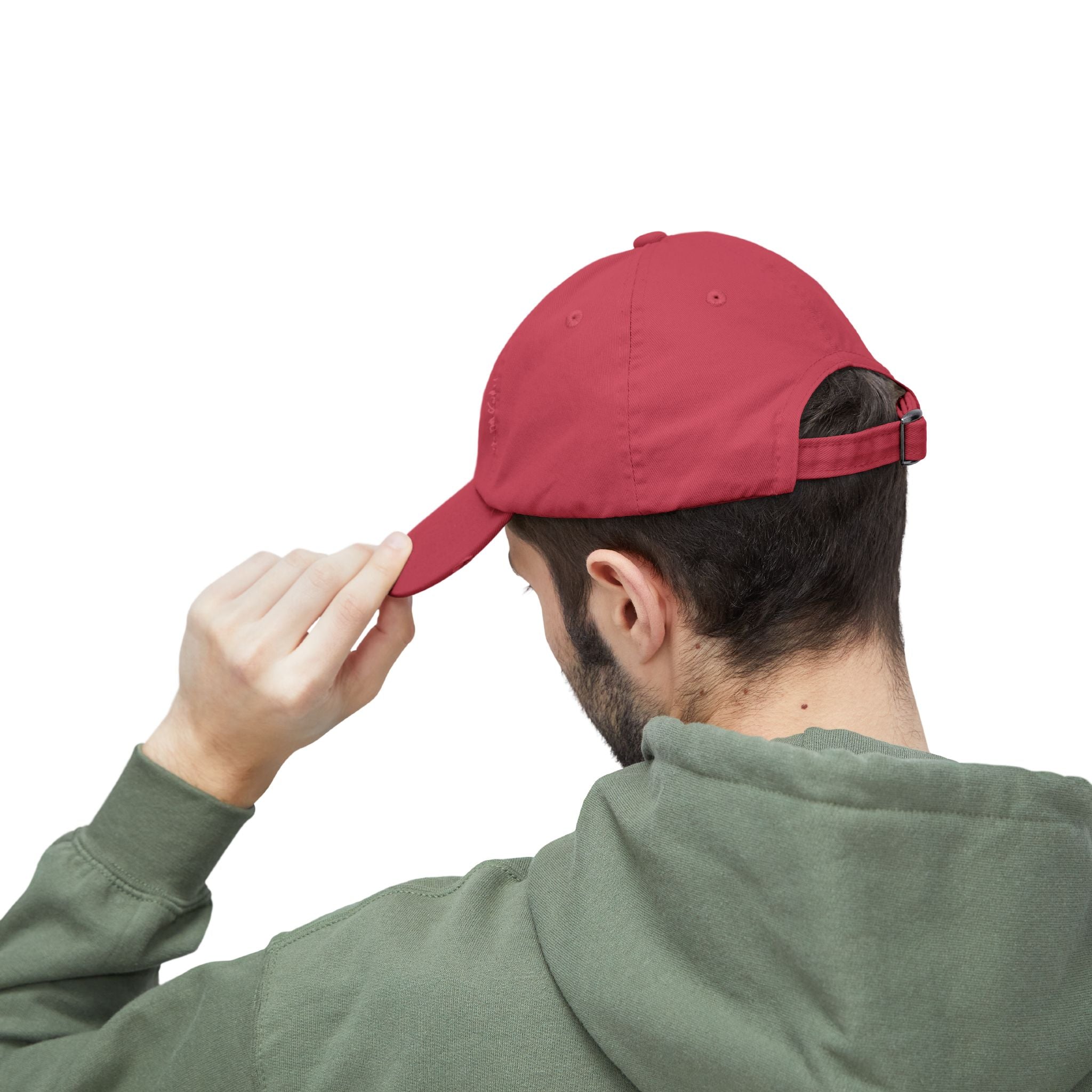 Faith-Themed Unisex Distressed Cap - Here Am I, Send Me Hat, Christian Hat, Casual Style, Inspirational Gift, Everyday Wear