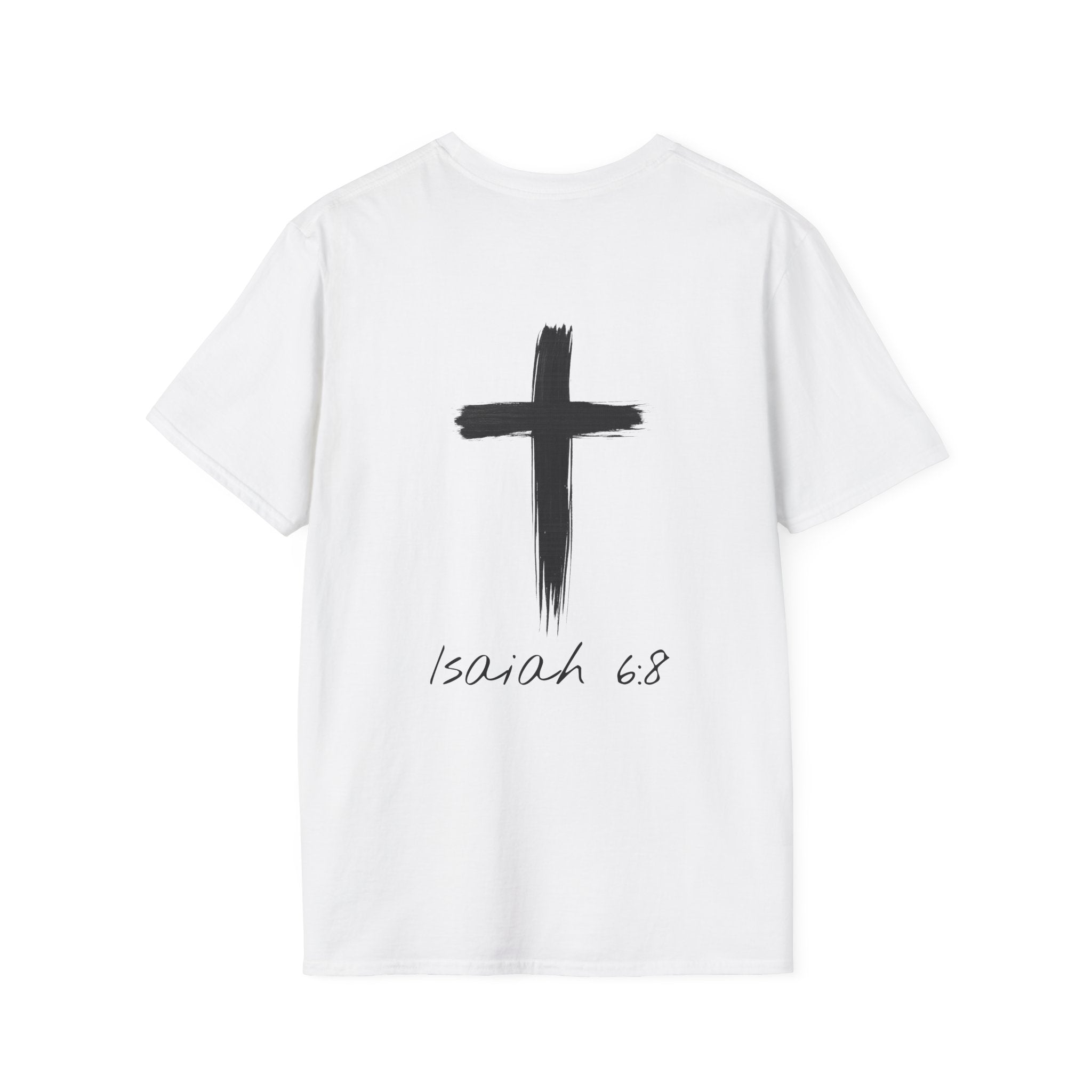 "Here Am I" T-Shirt - Black Letter