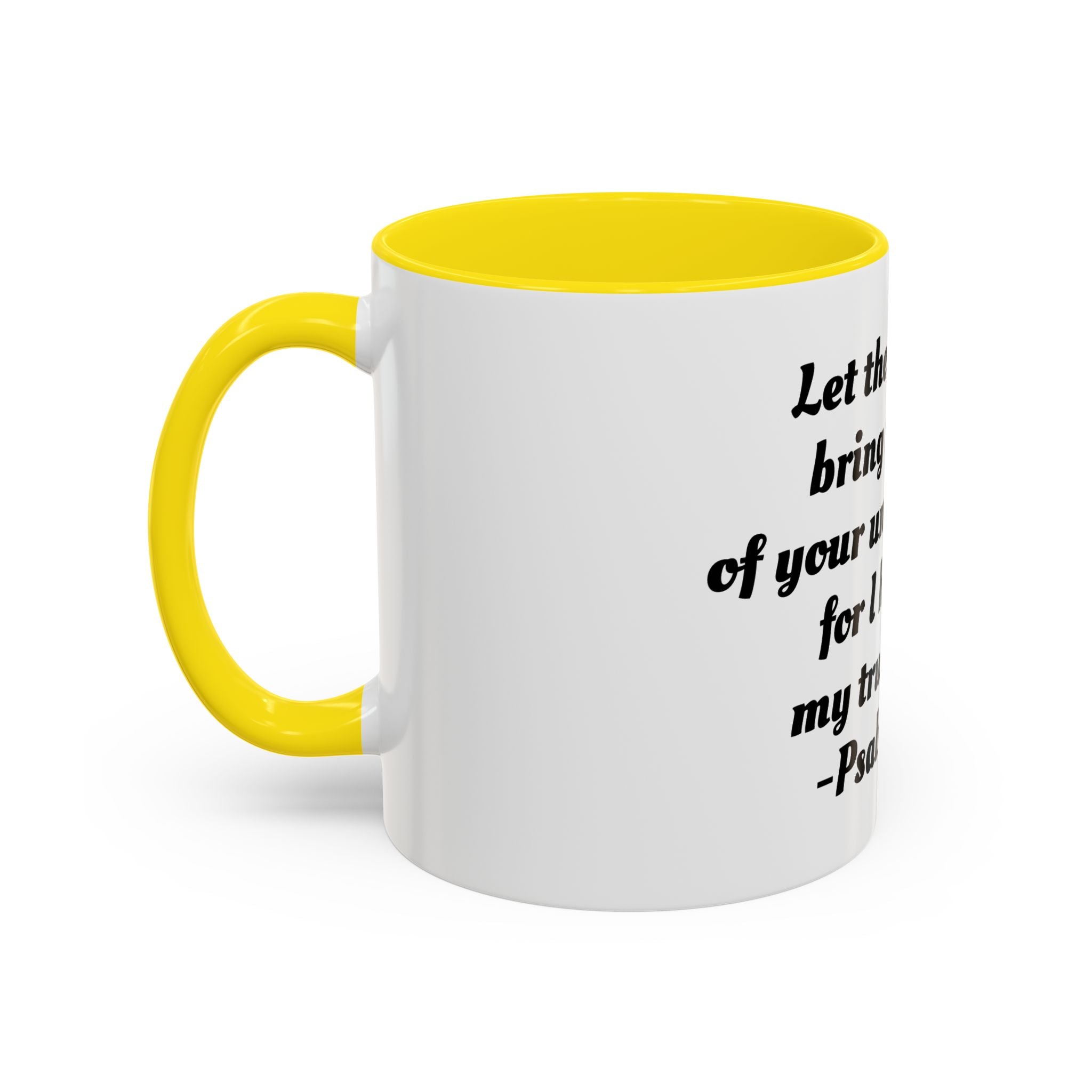 Inspirational Coffee Mug, Motivational Psalm 143:8 Quote, Perfect for Daily Inspiration, Gift for Friends, Housewarming, Religious