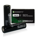 18650 IMR 3000mAh High Drain Flat Top Lithium-ion Batteries (2-Pieces)