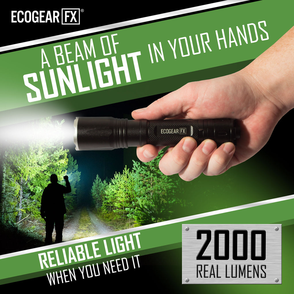 TK2000 - USB Rechargeable LED Tactical Flashlight