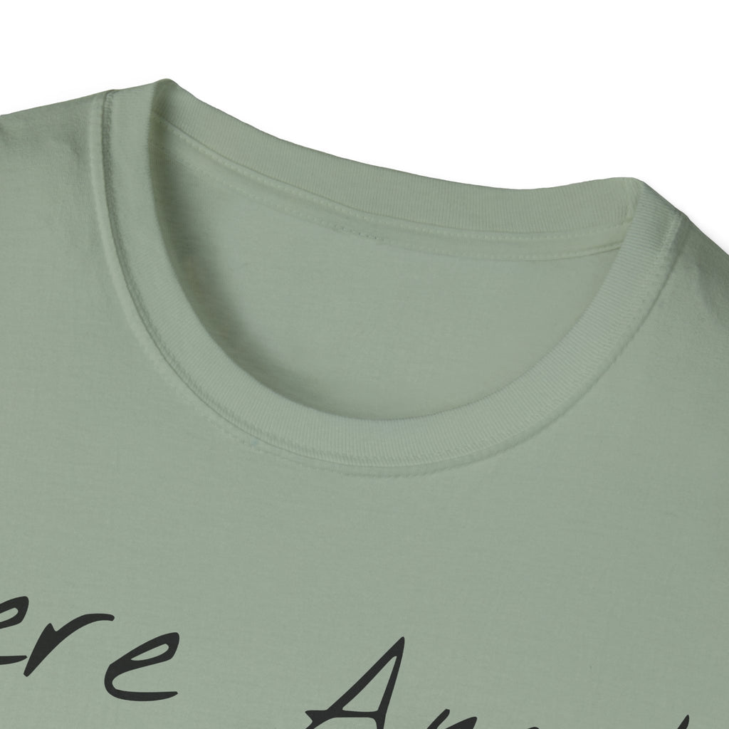 "Here Am I" T-Shirt - Black Letter