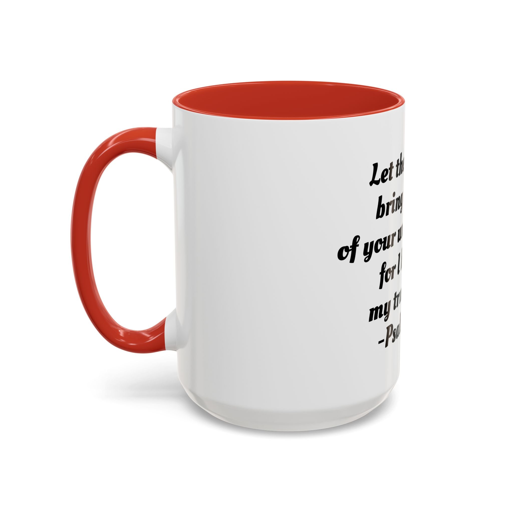 Inspirational Coffee Mug, Motivational Psalm 143:8 Quote, Perfect for Daily Inspiration, Gift for Friends, Housewarming, Religious