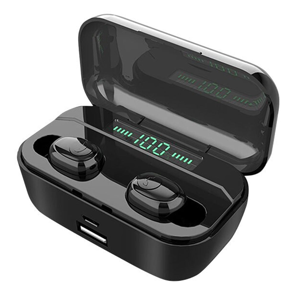 TWS True Bluetooth 5.0 Wireless Earbuds with 2000mAh Charging Case