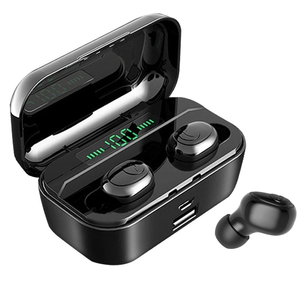 TWS True Bluetooth 5.0 Wireless Earbuds with 2000mAh Charging Case