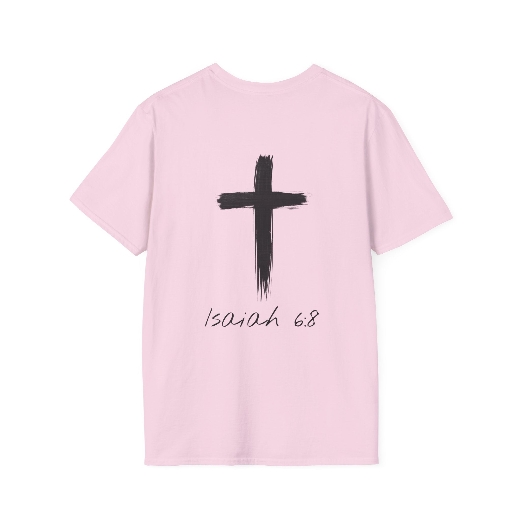 "Here Am I" T-Shirt - Black Letter