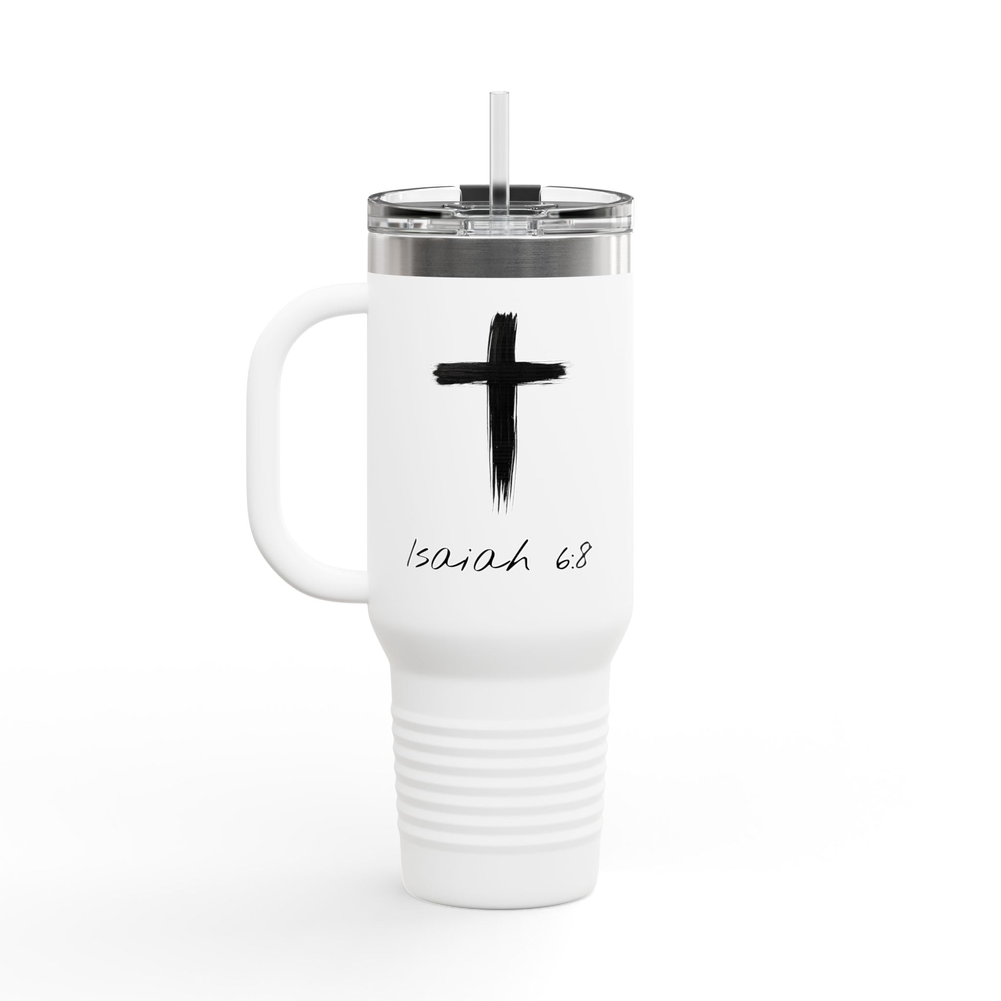"Here Am I" Insulated Travel Mug - 40oz Cup
