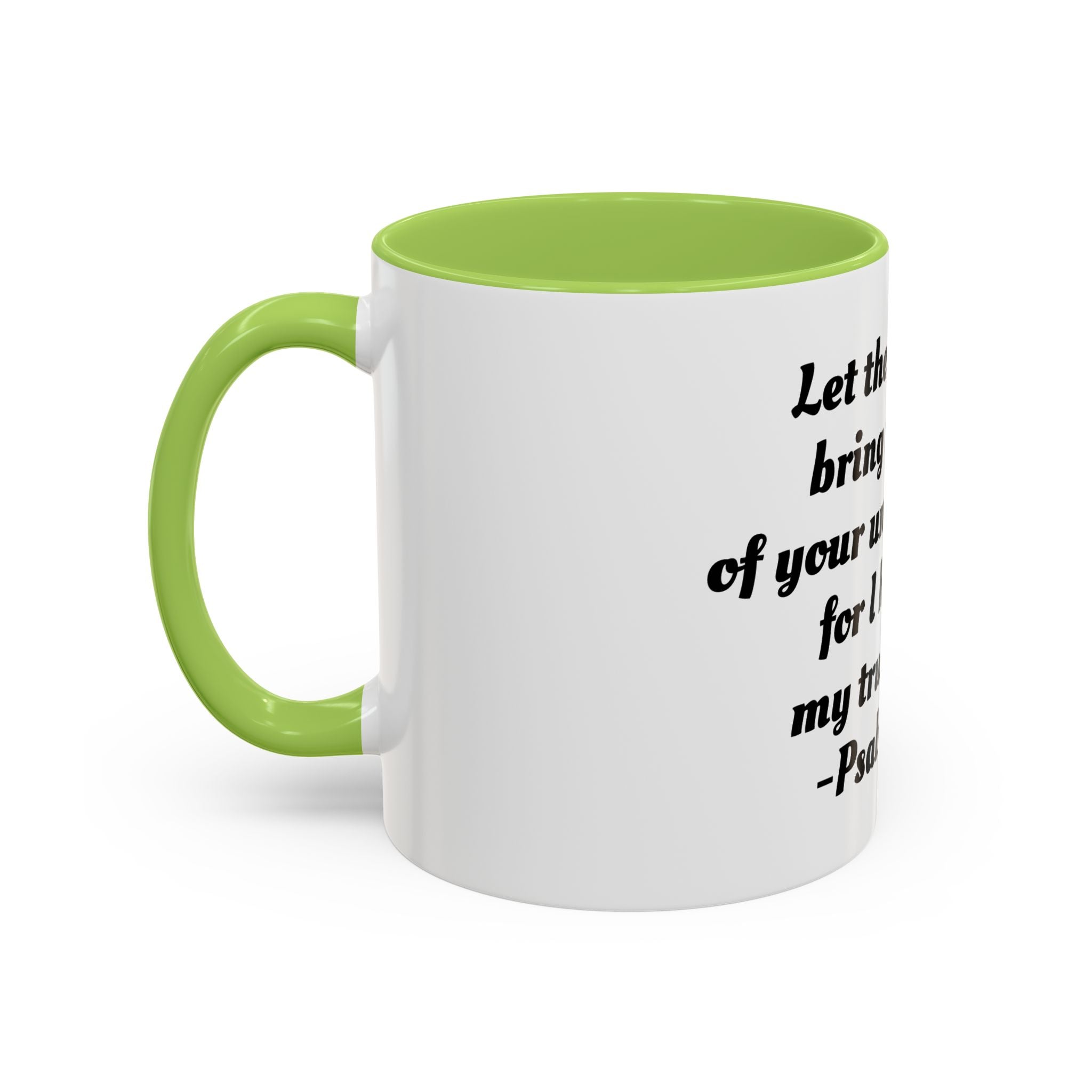 Inspirational Coffee Mug, Motivational Psalm 143:8 Quote, Perfect for Daily Inspiration, Gift for Friends, Housewarming, Religious