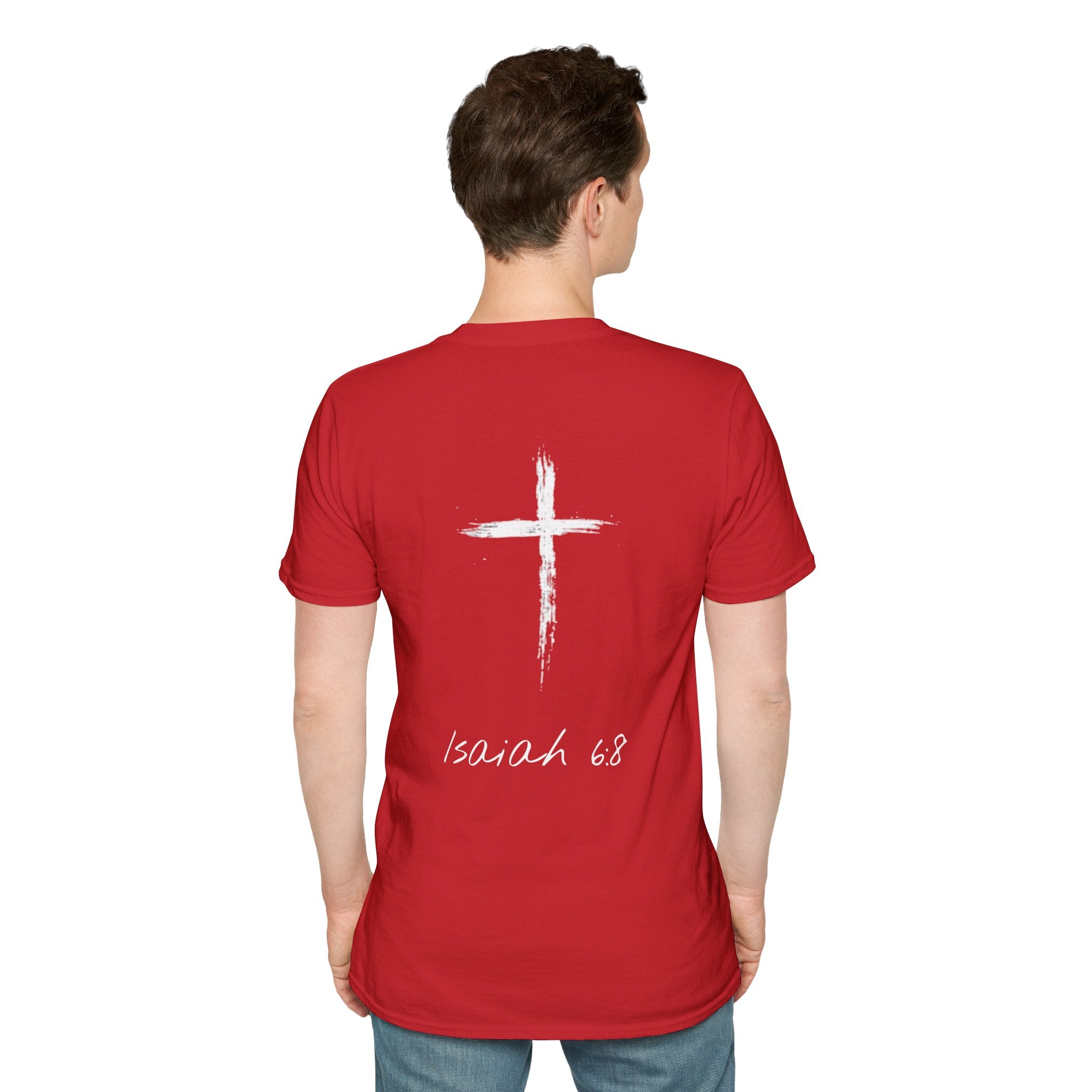 "Here Am I" T-Shirt - White Letter