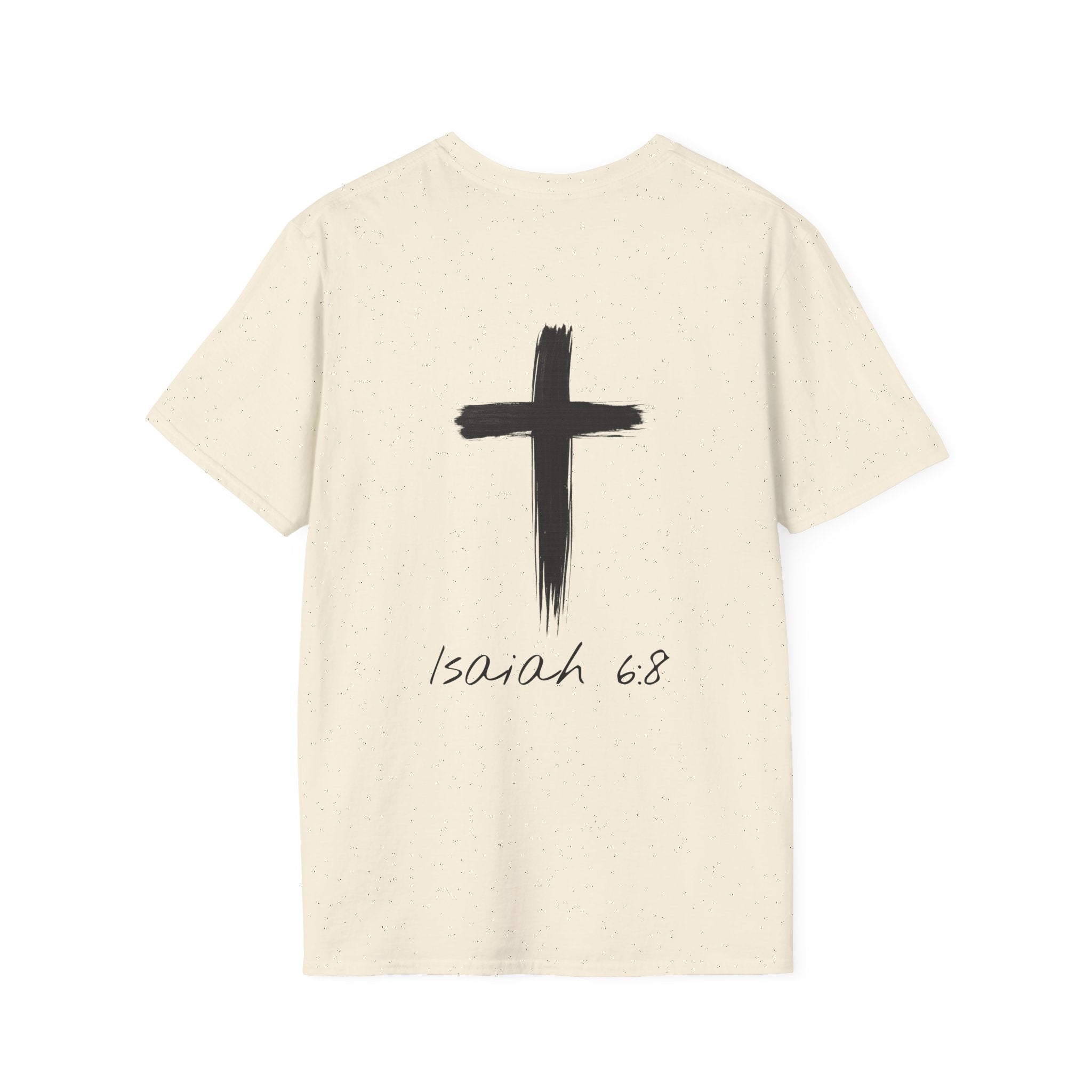 "Here Am I" T-Shirt - Black Letter