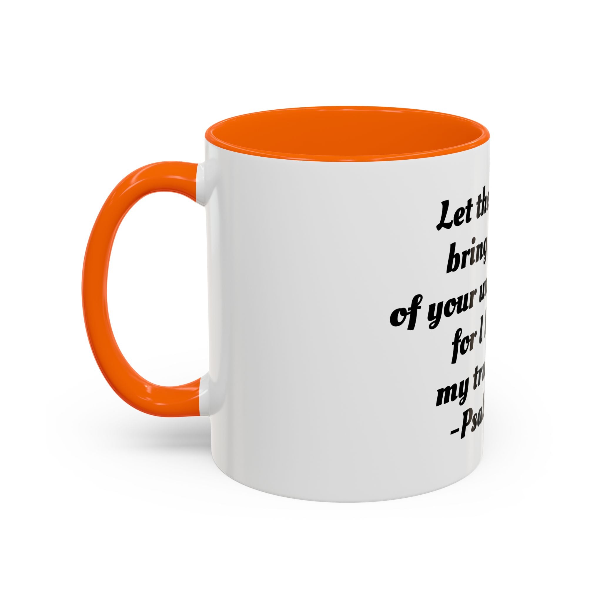 Inspirational Coffee Mug, Motivational Psalm 143:8 Quote, Perfect for Daily Inspiration, Gift for Friends, Housewarming, Religious