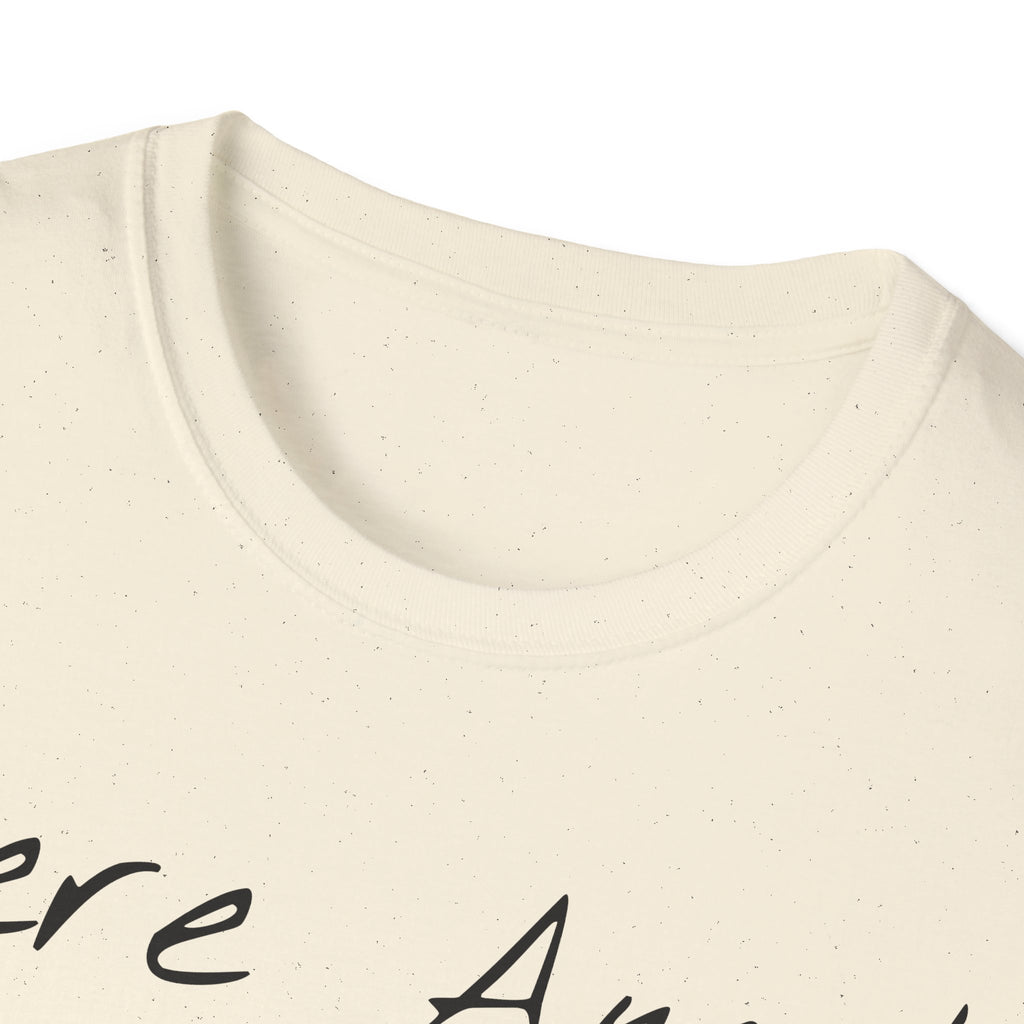 "Here Am I" T-Shirt - Black Letter