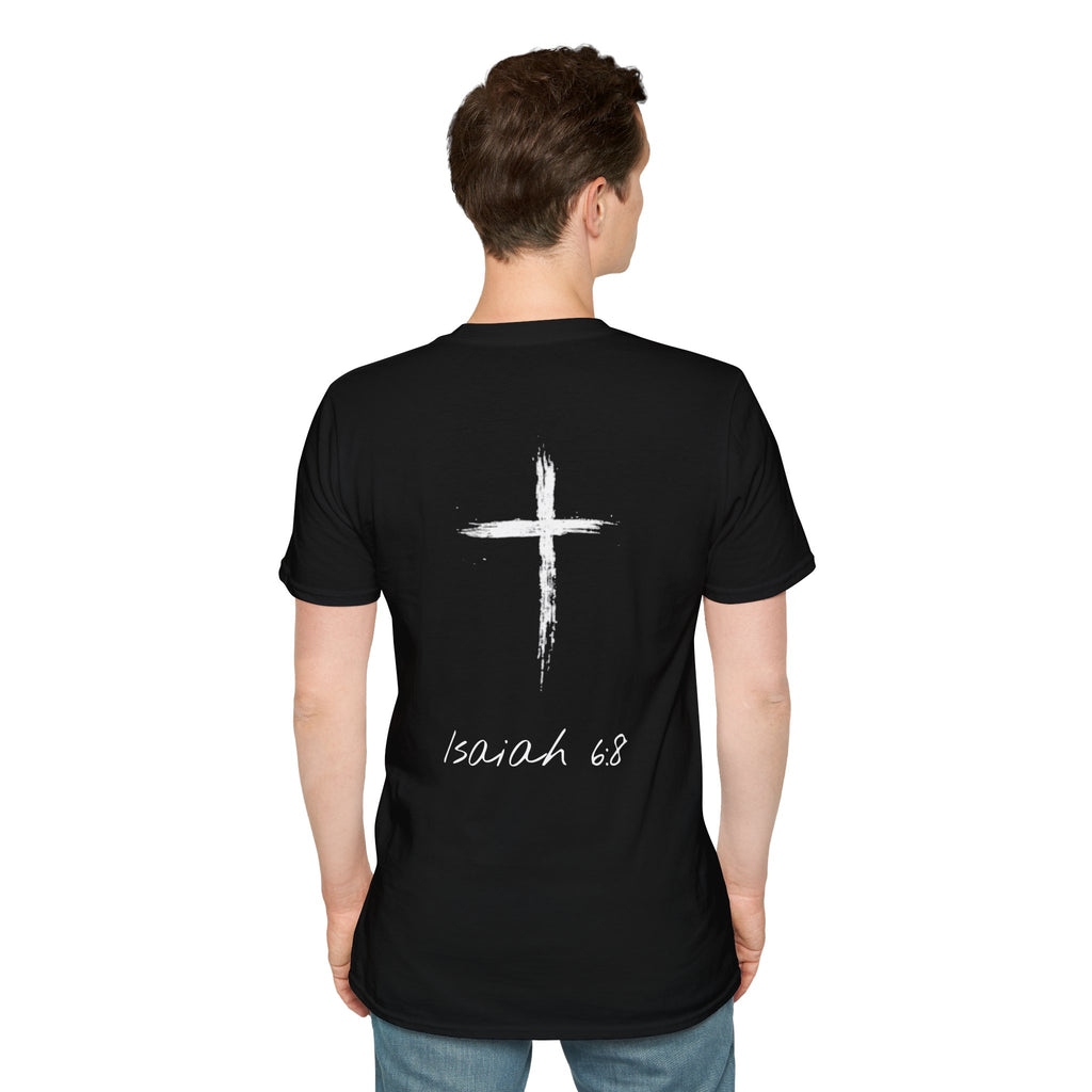 "Here Am I" T-Shirt - White Letter