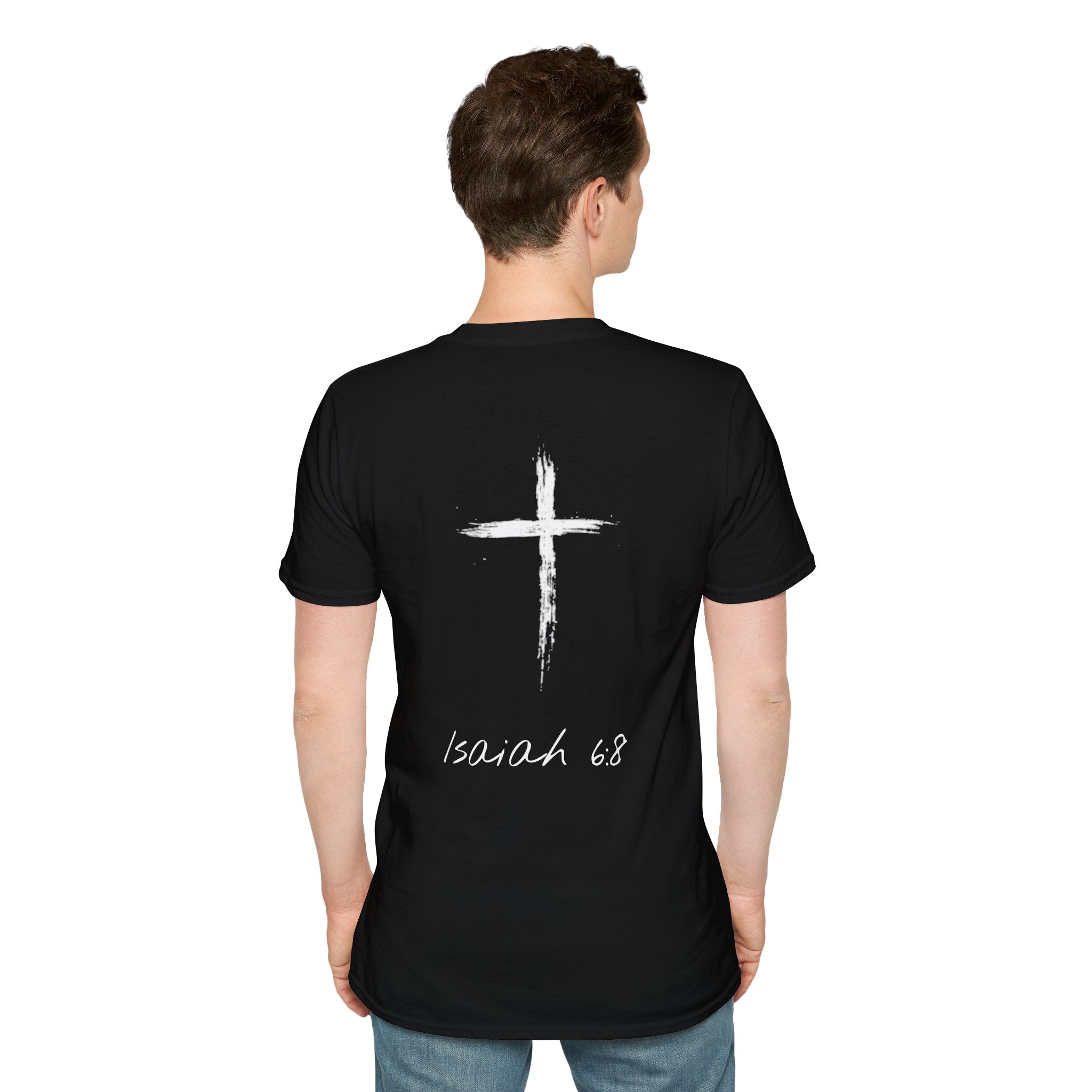 "Here Am I" T-Shirt - White Letter