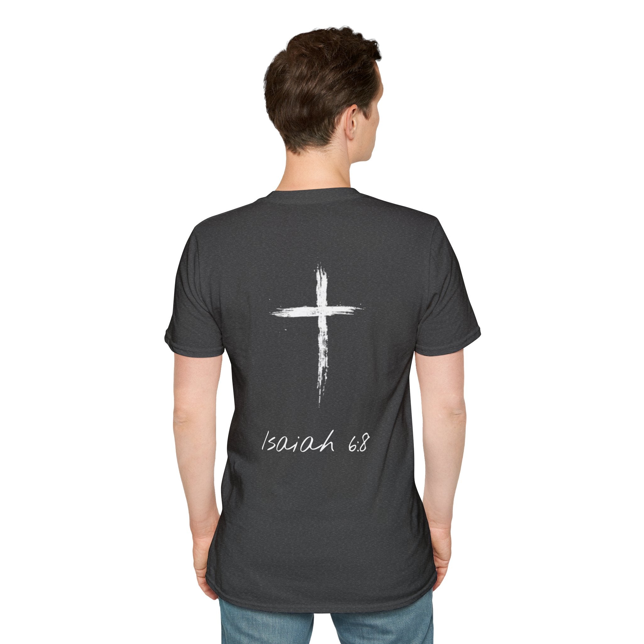 "Here Am I" T-Shirt - White Letter