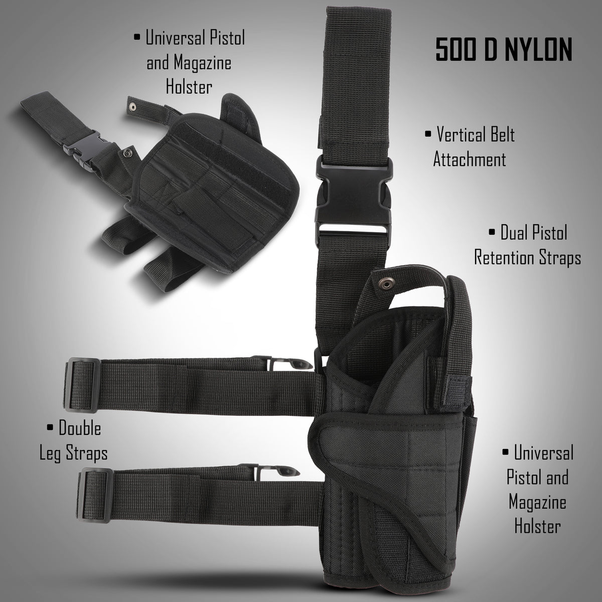 Tactical Drop Leg Thigh Gun Holster