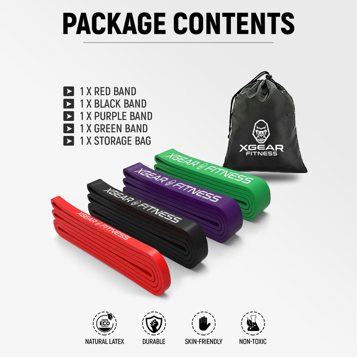XG-PRO Heavy Duty Exercise Resistance Bands