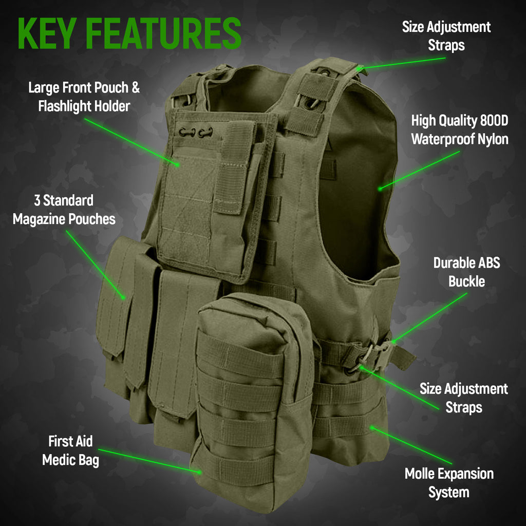 Military Tactical Plate Carrier Vest