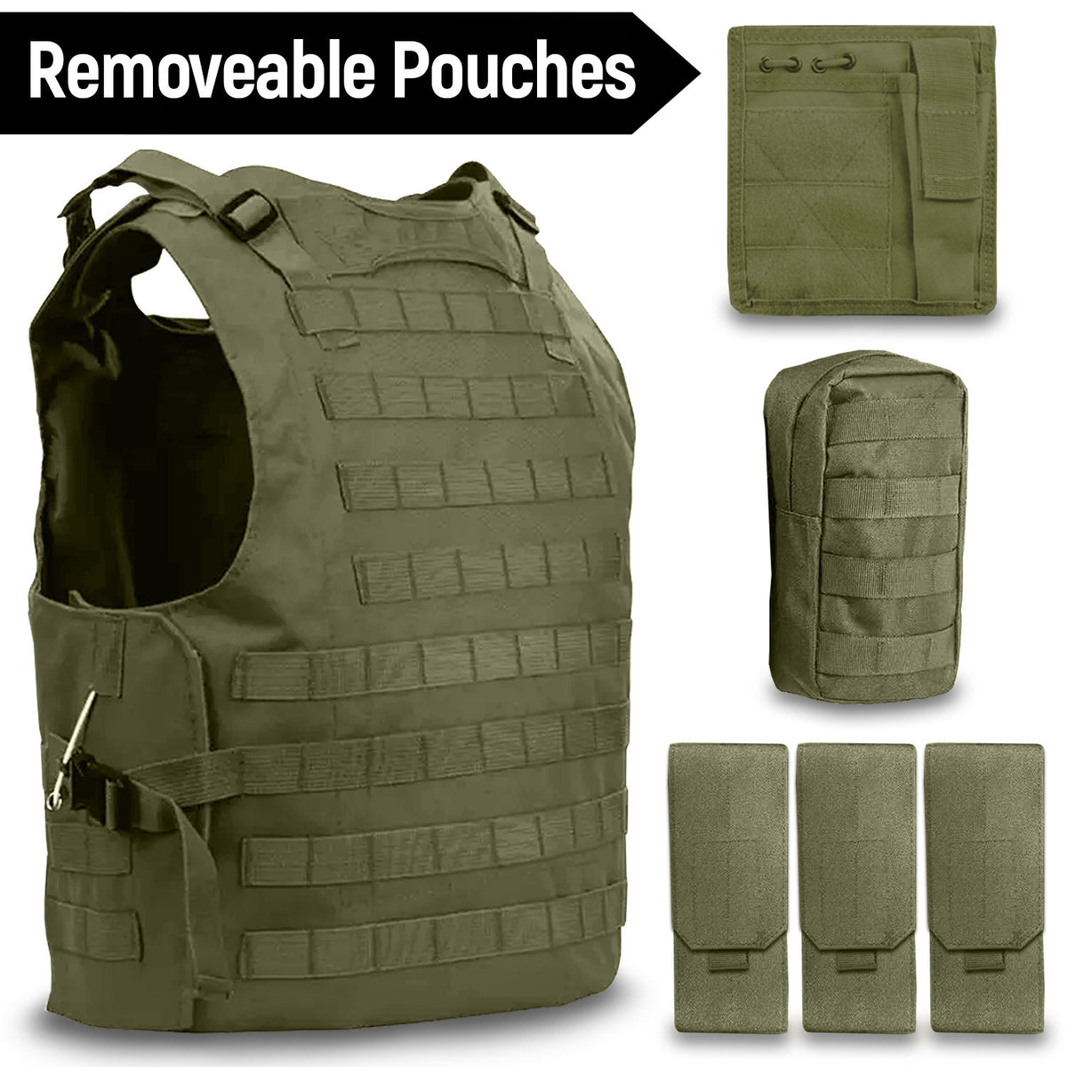 Military Tactical Plate Carrier Vest