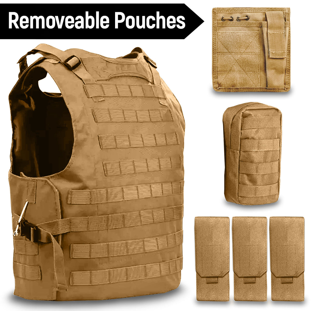 Military Tactical Plate Carrier Vest