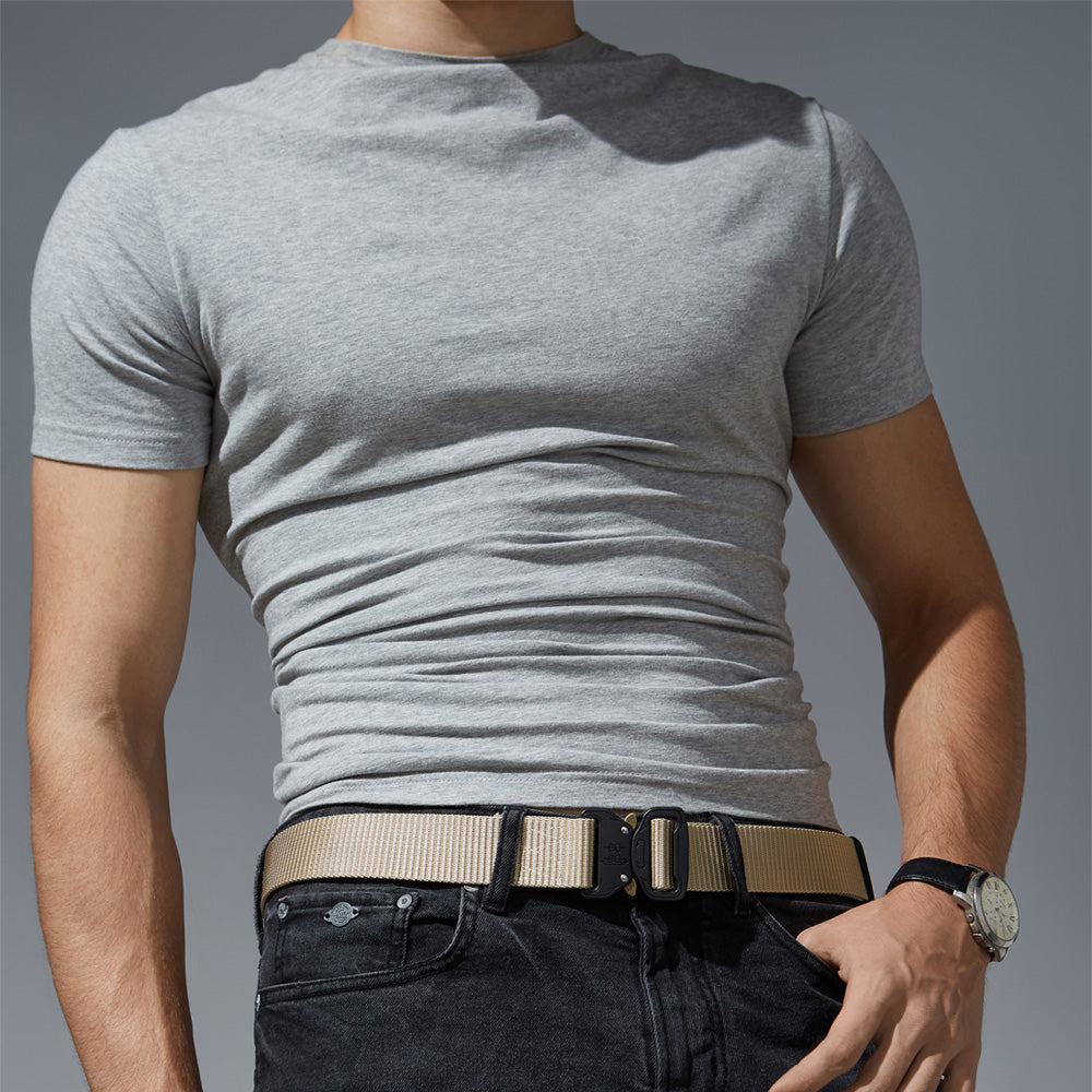 Mens Tactical Belt Riggers Style with Buckle - XG-TB1
