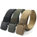 Adjustable Nylon Belt with Plastic Buckle