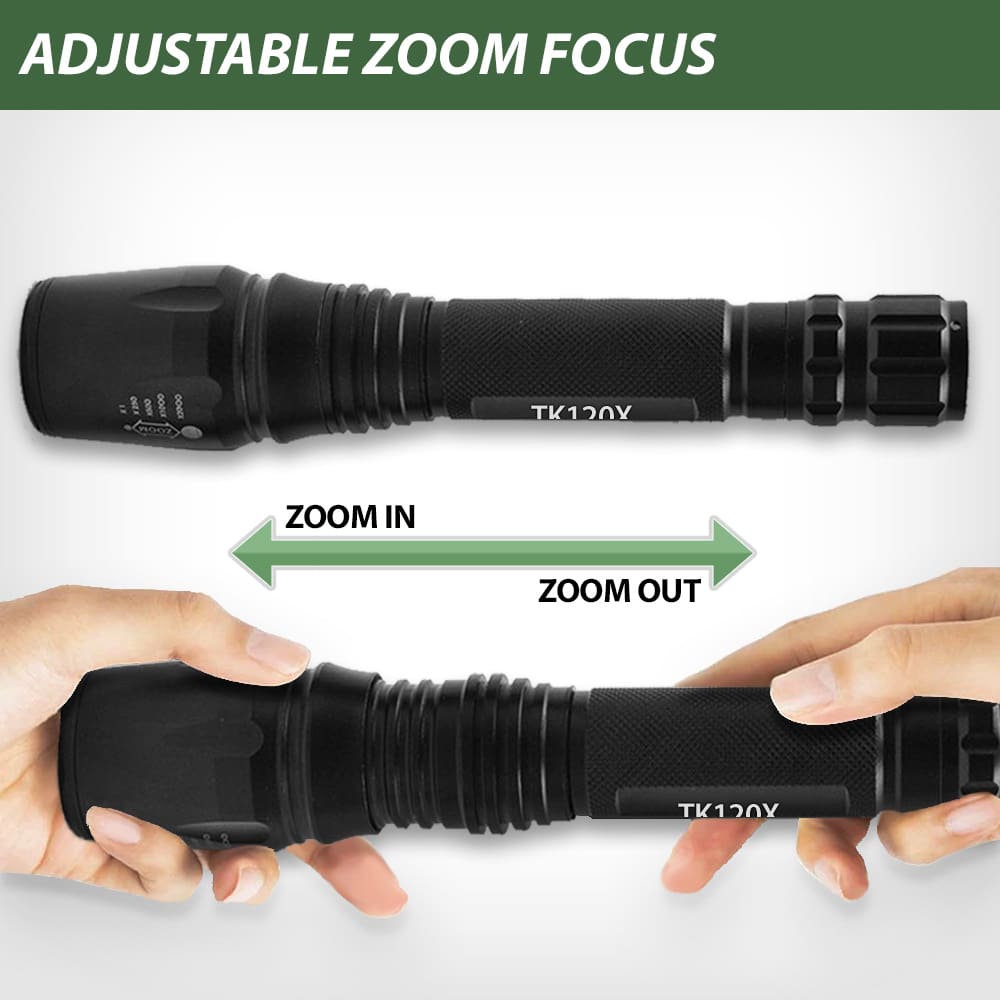 TK120X LED 18650 Tactical Flashlight